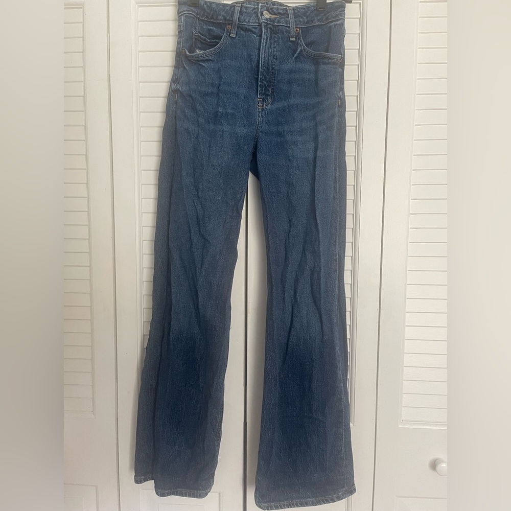 Old Navy Indigo Wide Leg Jeans